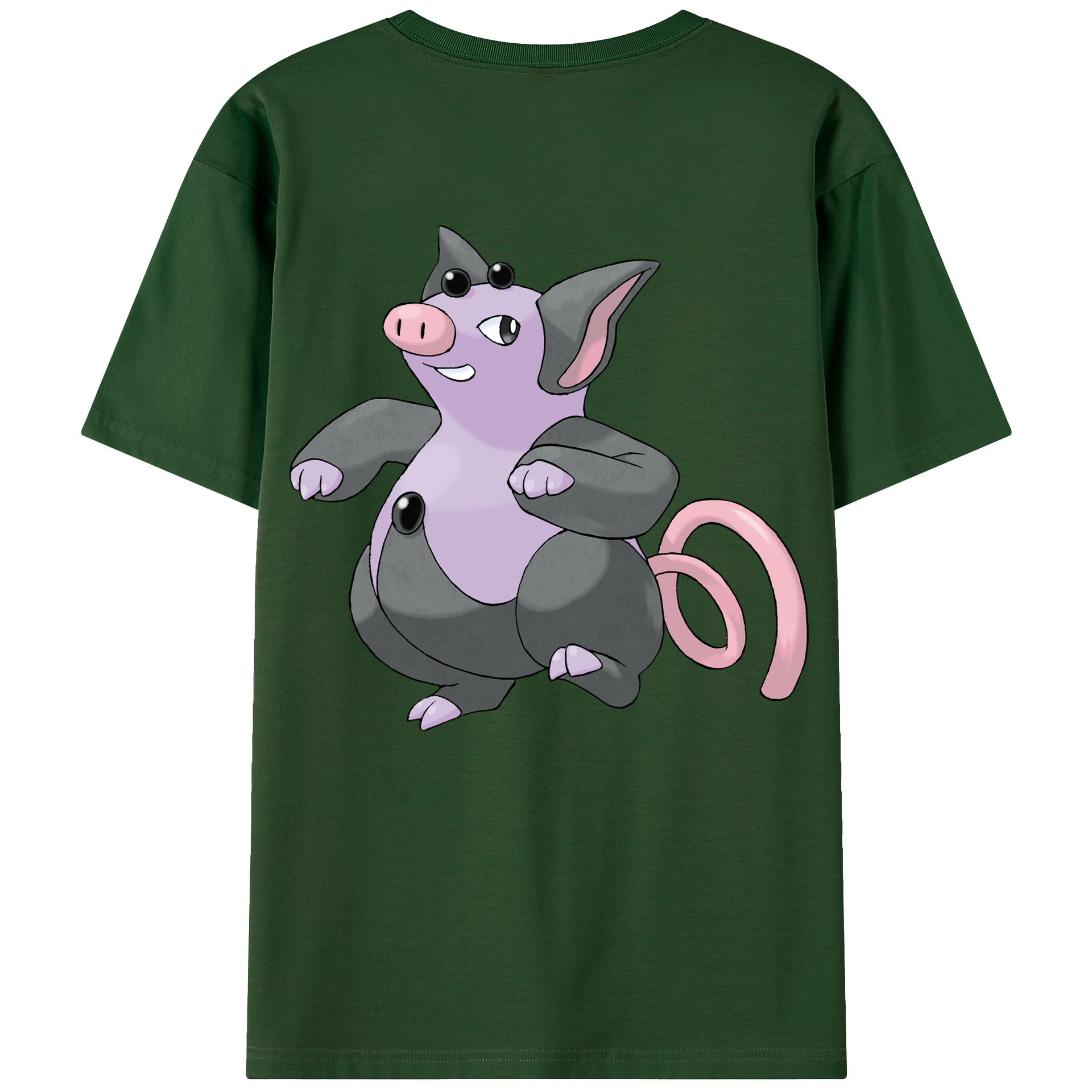 （画像用） ポケットモンスター Pokémon 綿100％半袖Tシャツ（背面プリント）